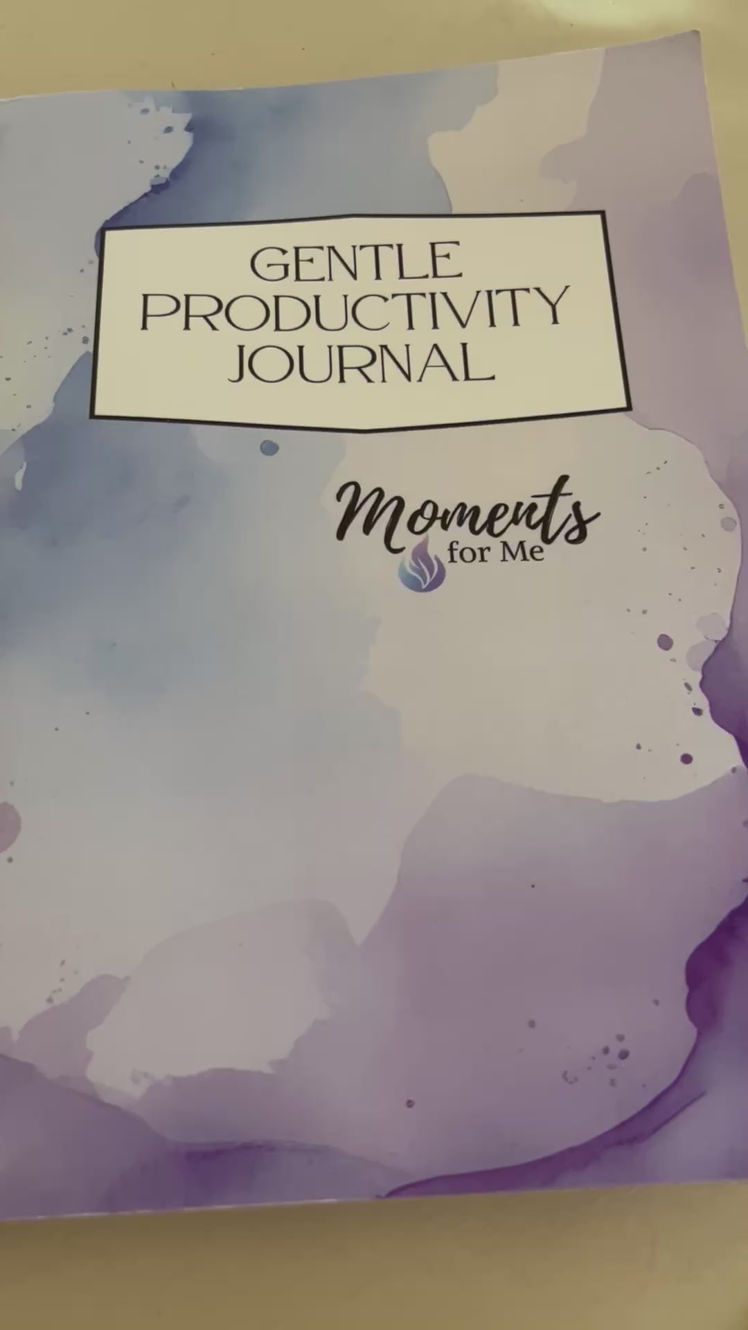 Digital Gentle Productivity Guided Journal